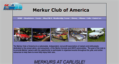 Desktop Screenshot of merkurclub.net