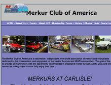 Tablet Screenshot of merkurclub.net